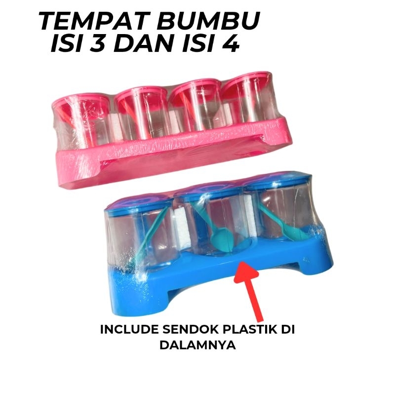 (1 PCS) TEMPAT BUMBU PLASTIK / TEMPAT BUMBU DAPUR PLASTIK / RAK DAPUR PLASTIK / TOPLES BUMBU PLASTIK