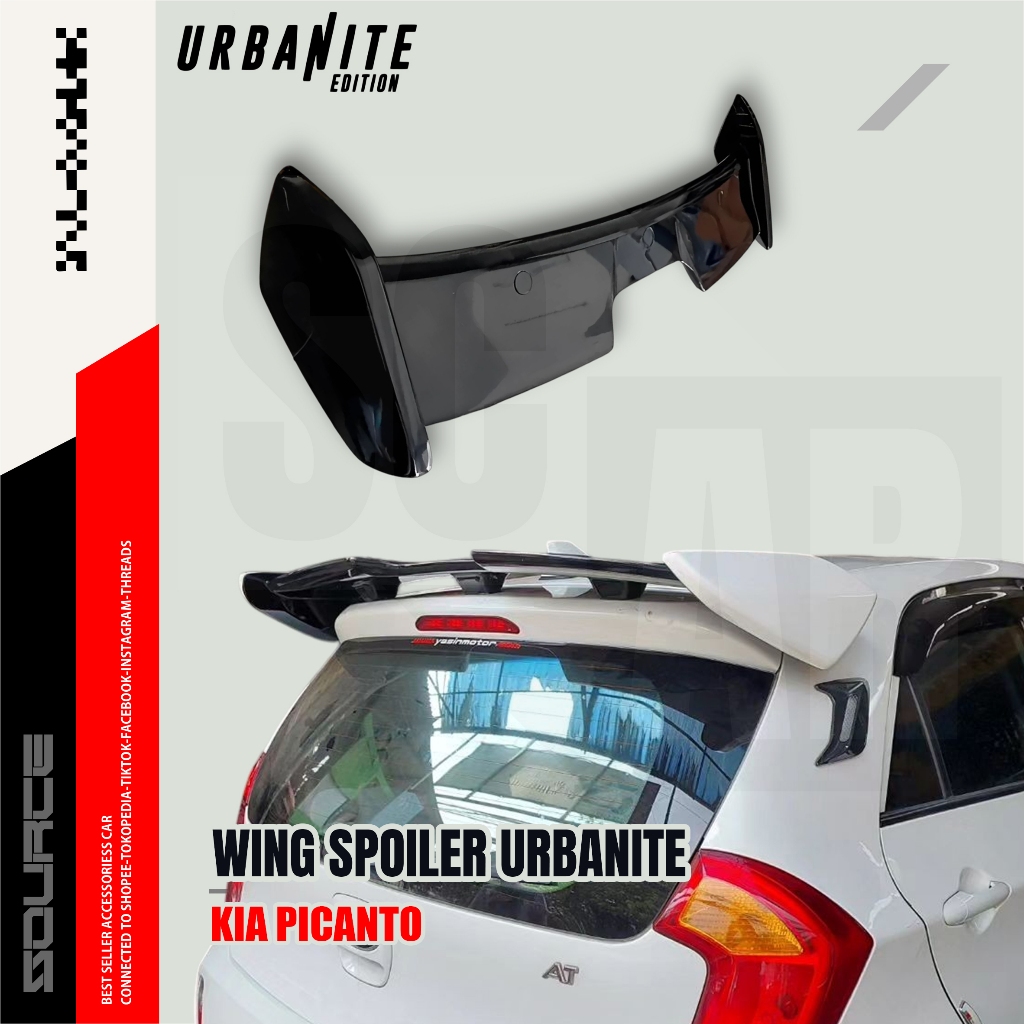 REAR WING SPOILER URBANITE - KIA PICANTO