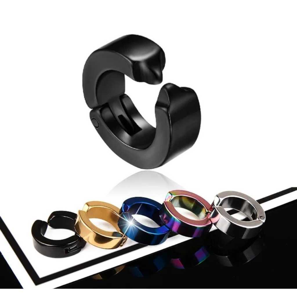 Anting Jepit Pria tanpa Tindik Anting Pria Anting Klip Non Tanpa Tindik Untuk Pria / Wanita