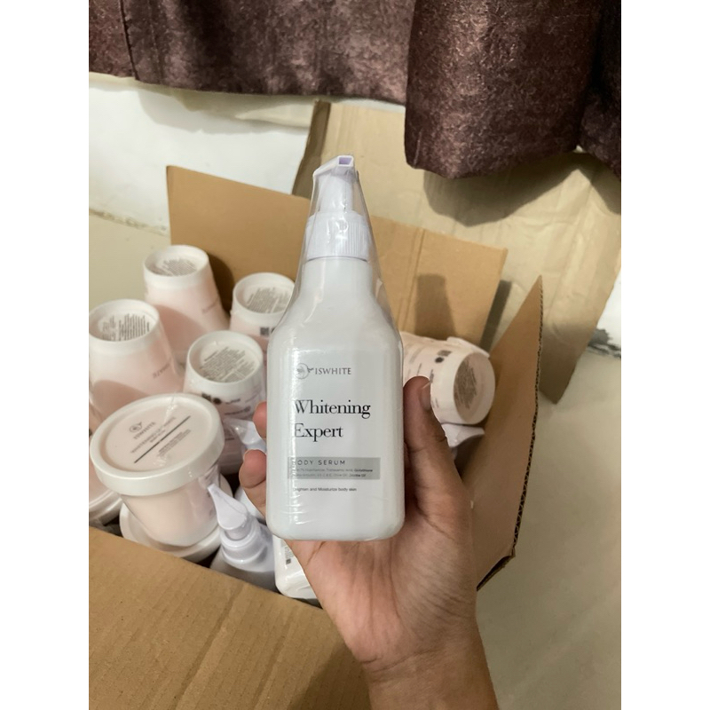 ISWHITE BODY SERUM WHITENING ORI (clearance sale)