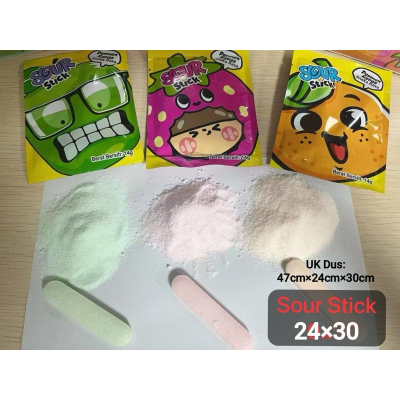

Permen Sour Stick Isi 30pcs