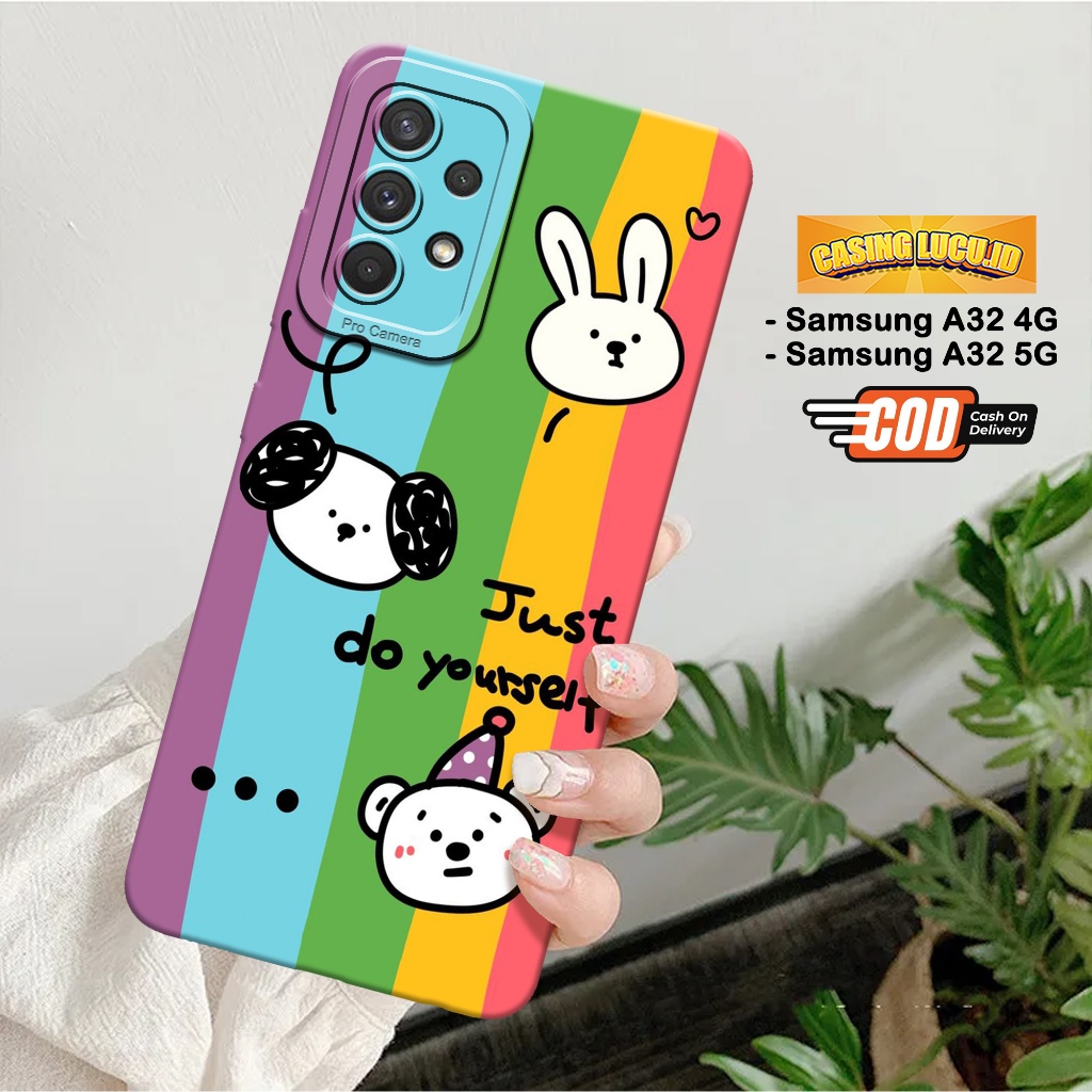 Case Samsung A32 4G / A32 5G - Fashion Case Kartun - Casing Hp Samsung A32 4G / A32 5G - Softcase Hp