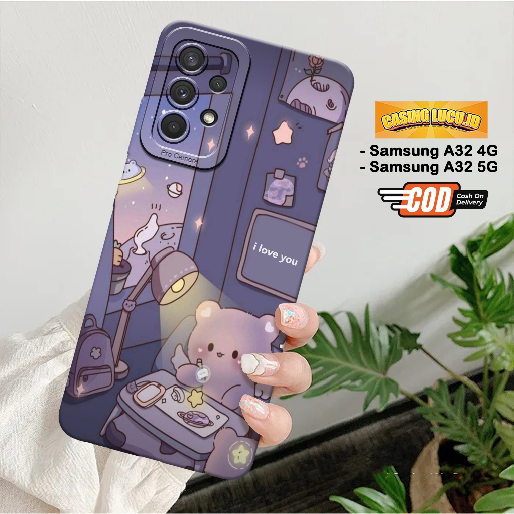 Case Samsung A32 4G / A32 5G - Fashion Case Kartun - Casing Hp Samsung A32 4G / A32 5G - Softcase Hp