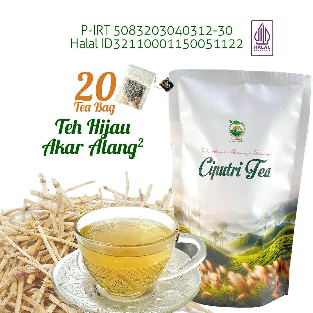 

Teh Akar Alang Alang | 20 kantong celup