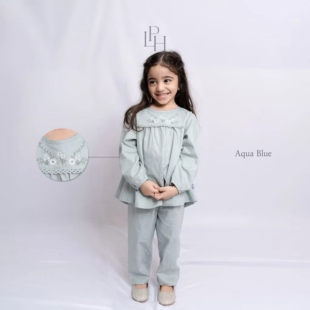 YARRA GIRL set raya collection anak cewek setelan lengan panjang anak perempuan oneset couple adek k