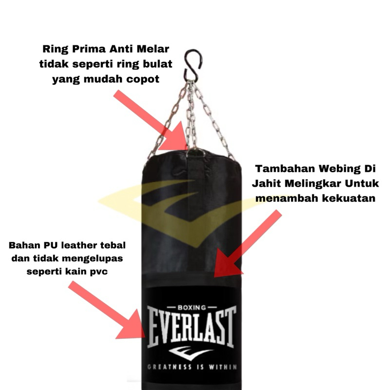 samsak tanpa isi 120cm mma muaythai boxing samsak 100%murah samsak gantung