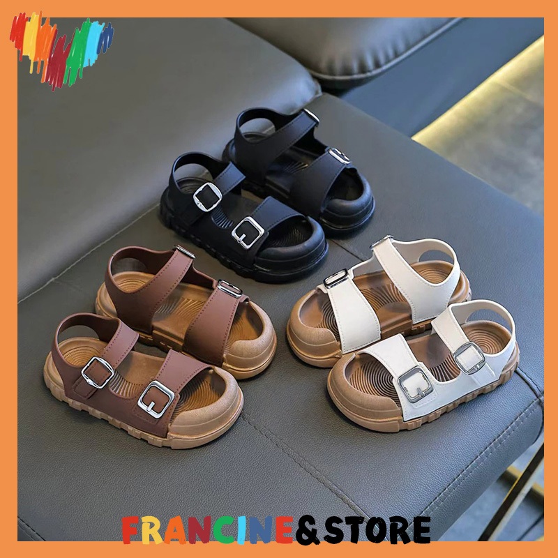 RAMADHAN SALE 3.3 IMPORT Francine Store S142 Sepatu Sandal Anak & Laki Anti Slip Sandal Wanita dan P