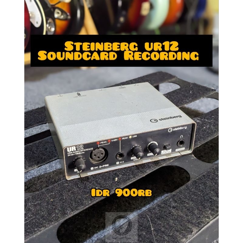 Steinberg UR12 Soundcard Recording Bekas