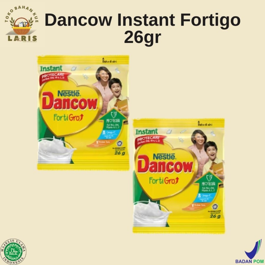 

DANCOW INSTANT FORTIGRO 26 GRAM KEMASAN SACHET