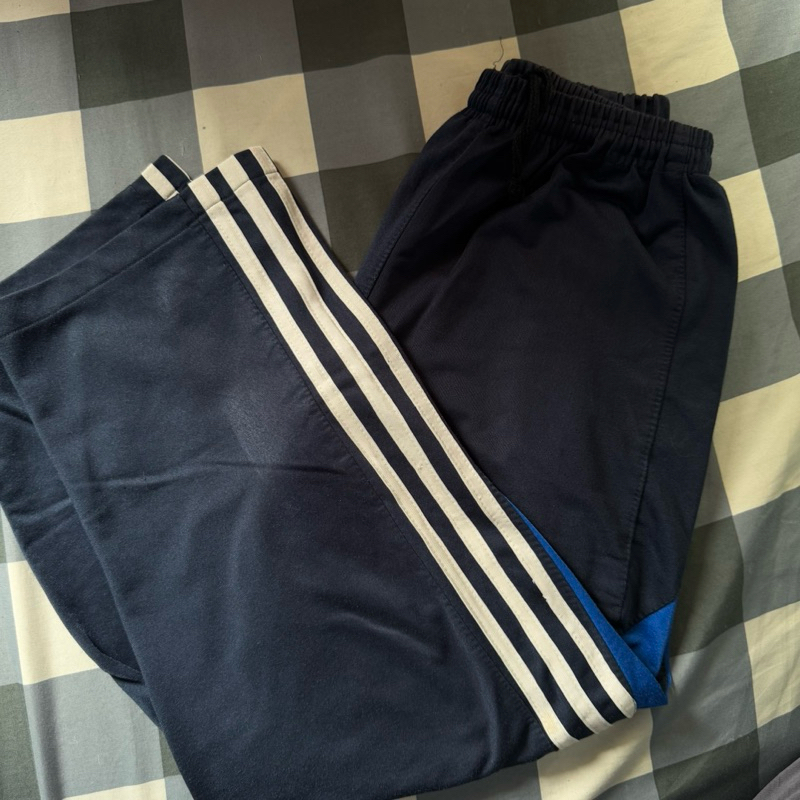 [ ready stock ] Celana Panjang olahraga training black sport training DD list putih white unisex cew