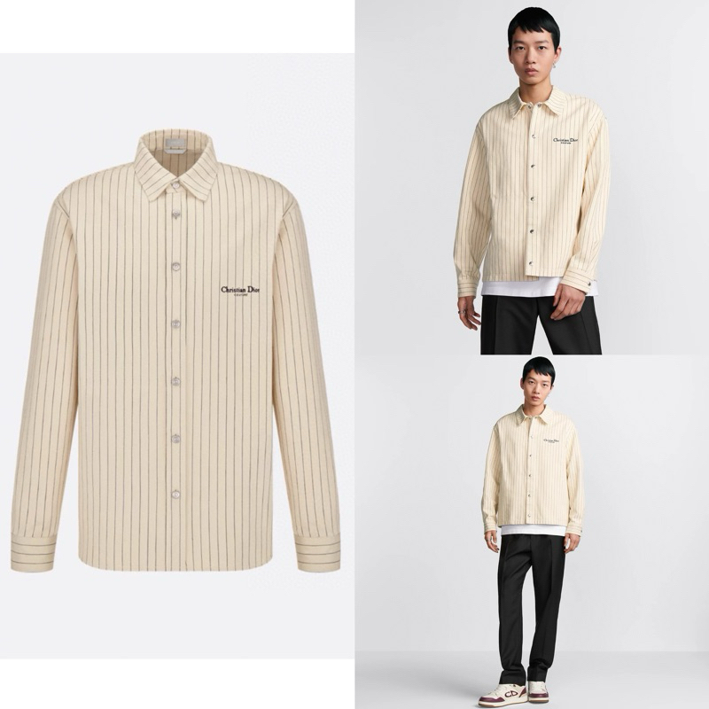 Kemeja Jaket Pria DIOR CD SUPER MEWAH PREMIUM -  Kemeja Elegan Klasik