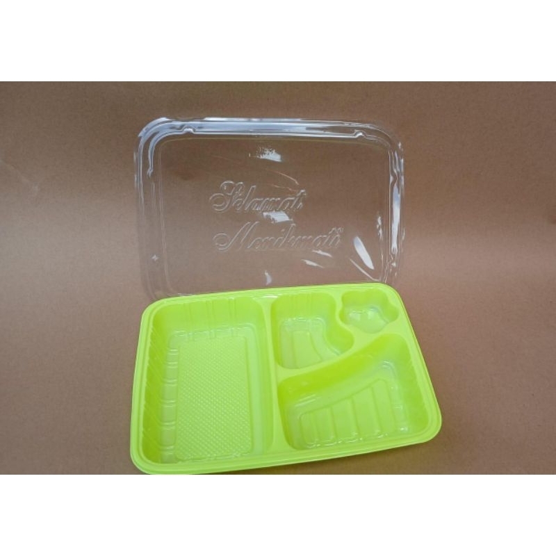 

Bento warna hijau stabilo 50pc