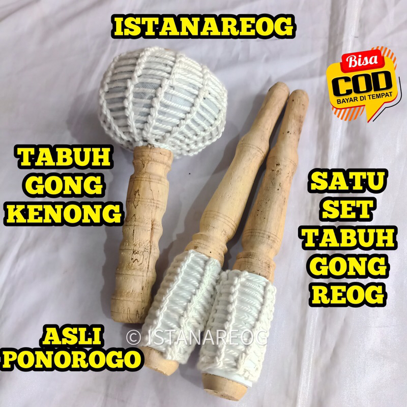 Satu set tabuh gong  / tabuh gong reog / paket lengkap / asli Ponorogo