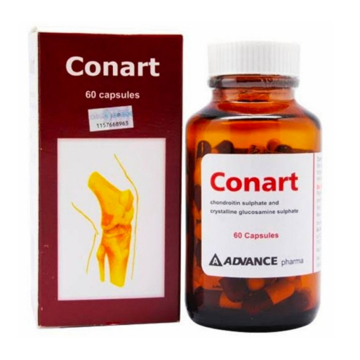 Conart 60 capsules glucosamine | CONART GLUCOSAMINE 250MG + CHONDROITIN 200MG SULPHATE CAPSULE 60S