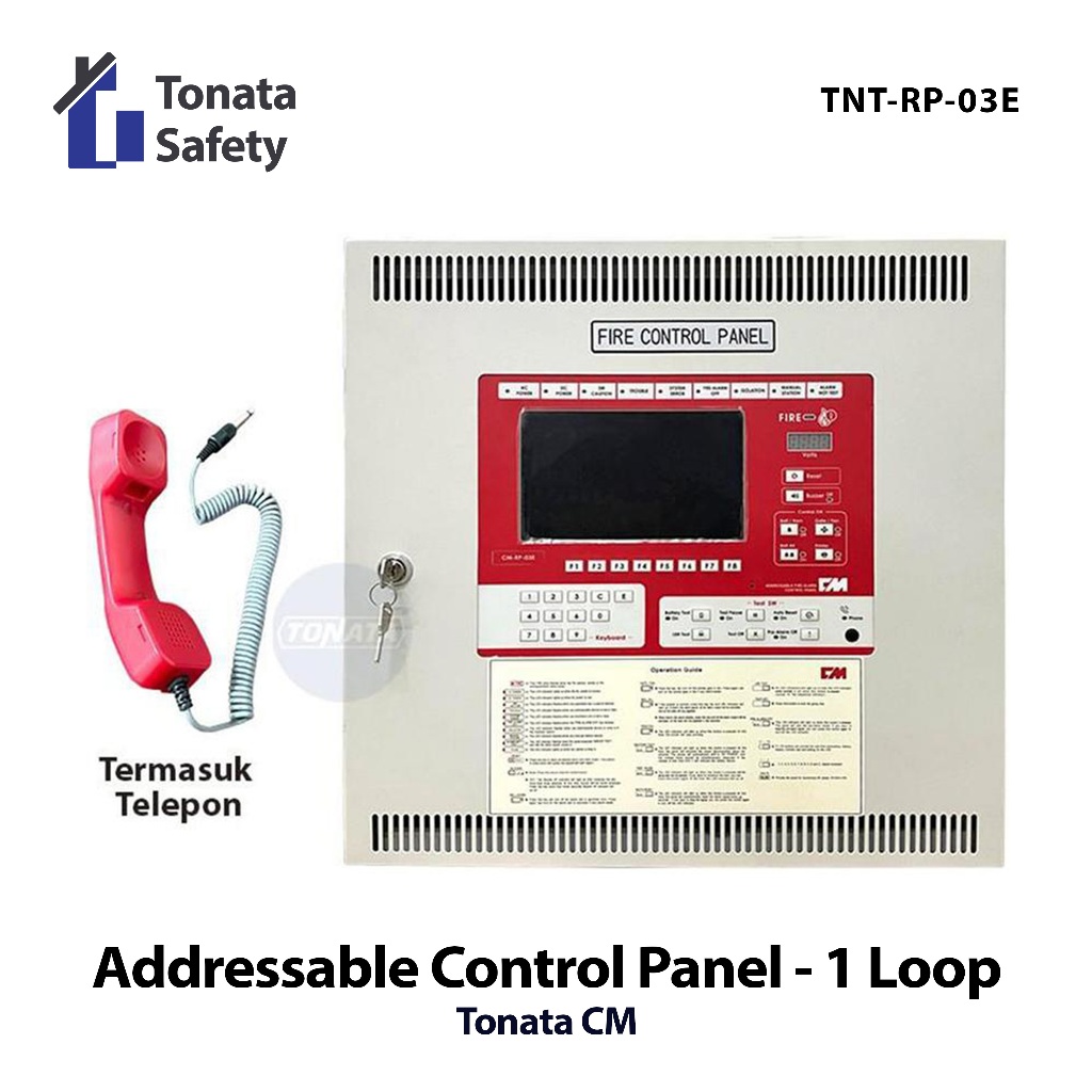 Tonata Fire Alarm Control Panel Full Addressable CM MCFA