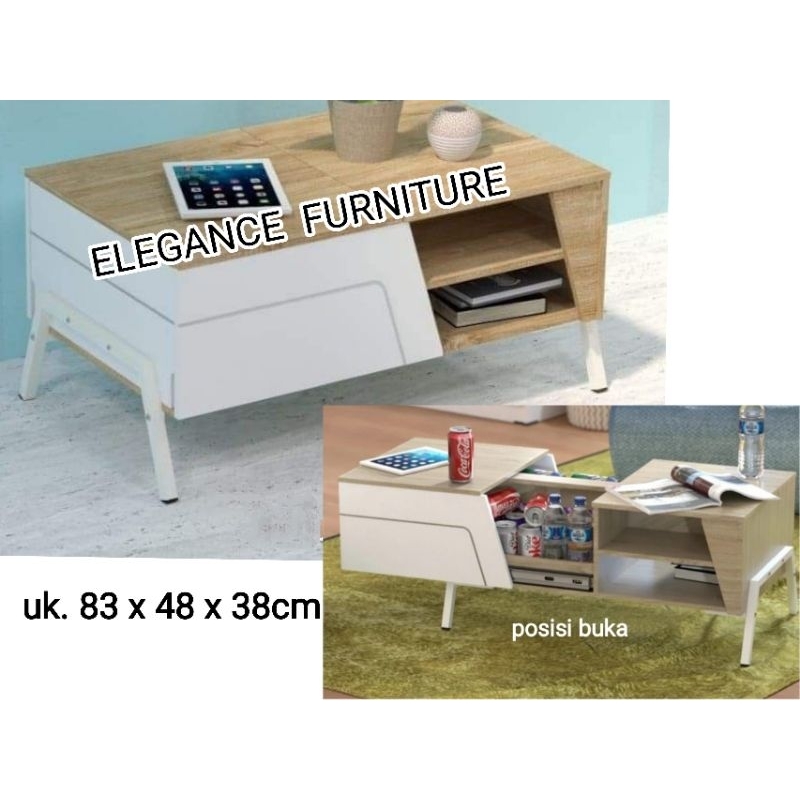 Meja Tamu Geser / Coffee Table / Meja Sofa PEKANBARU saja