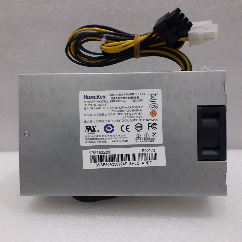 PSU POWER SUPPLY HUNTKEY FOR PC AIO LENOVO 200W 8 PIN+8 PIN