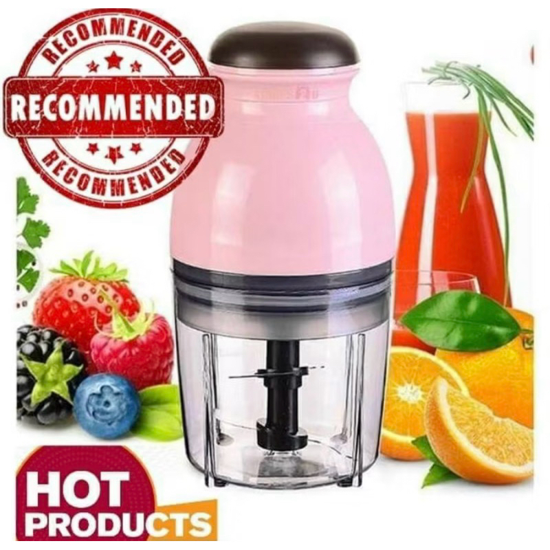 Blender kapsul pink blender daging blender jus Kapsul Electric 450 ML Blender MPASI Blender Chopper 