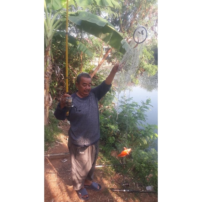 pancing jaring hordeng 50yds + besi pemberat