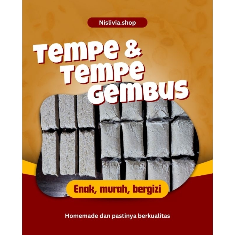 

TEMPE DAN TEMPE GEMBUS HOMEMADE BERKUALITAS