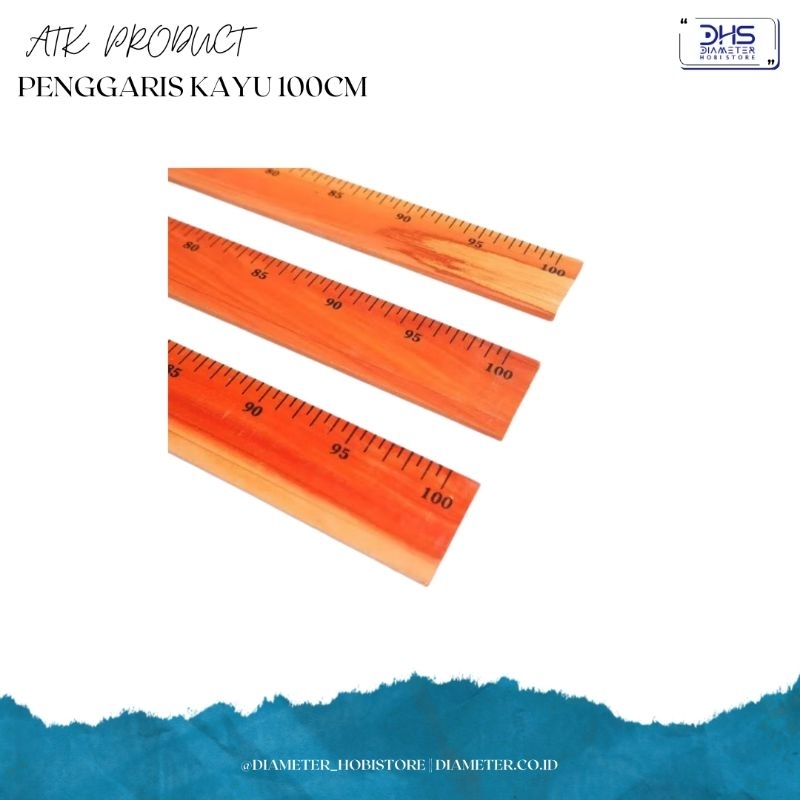 

Penggaris Kayu 100cm