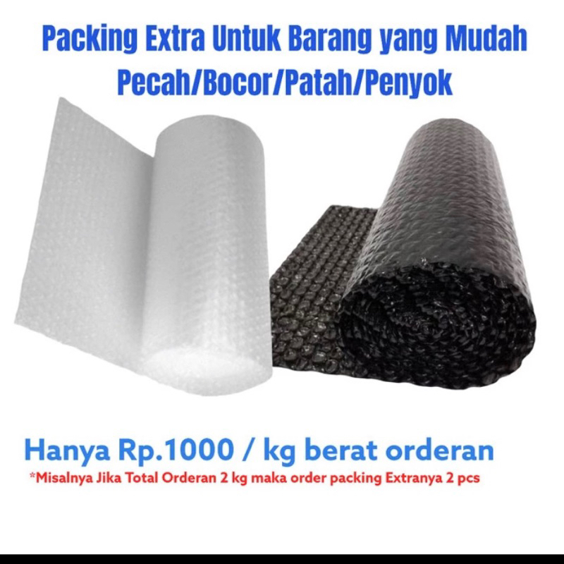 

Tambahan Packing Ekstra Bubble Kardus