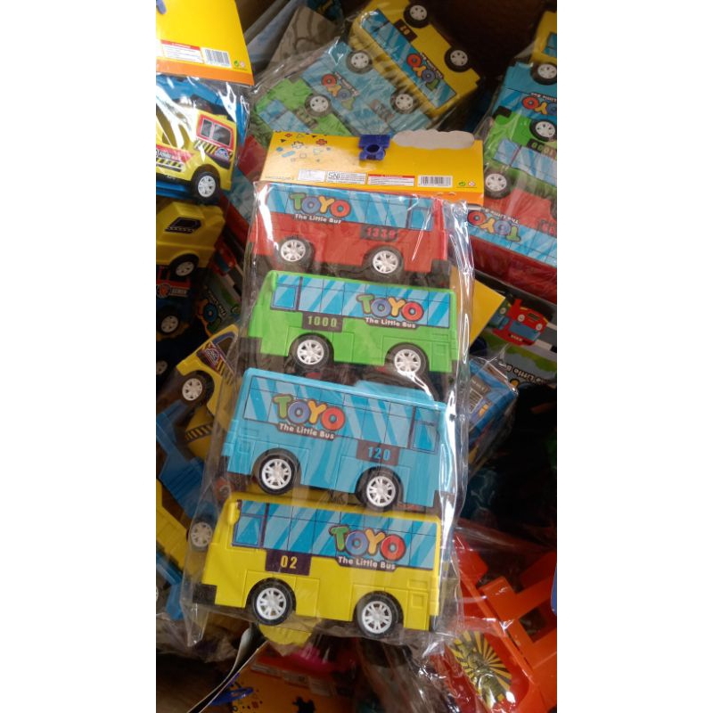 Mobil Bus Tayo kecil fullback isi4pcs