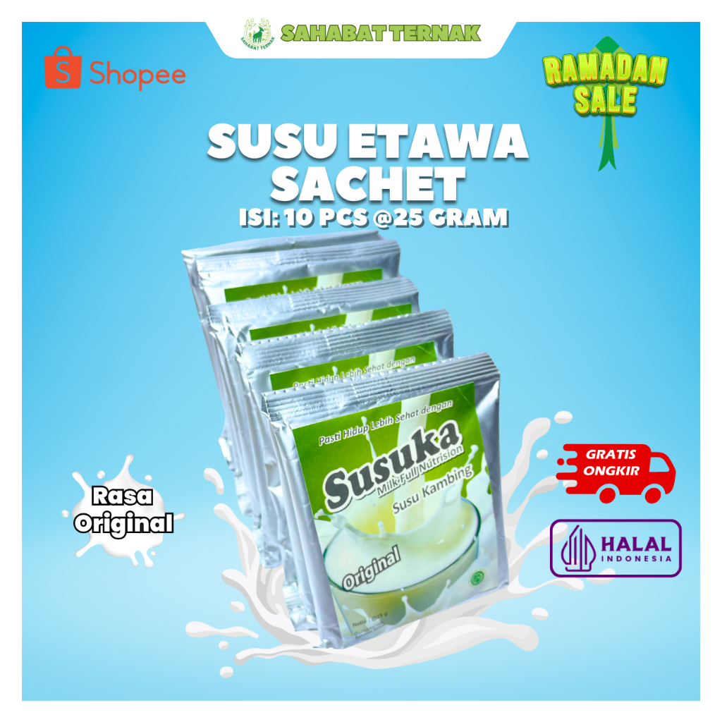 

Susu Kambing Bubuk Susuka Sachet Rasa Original