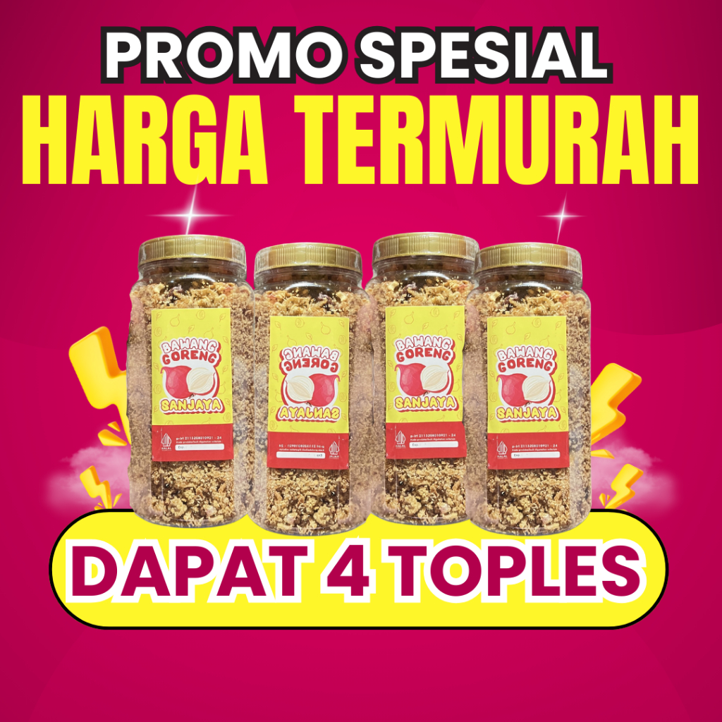 

DAPAT 4 BOTOL BAWANG GORENG MERAH BREBES