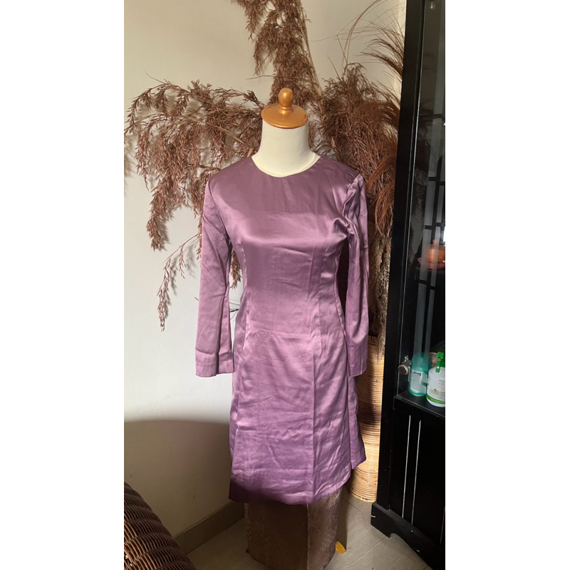 One Set Kebaya Satin with Songket