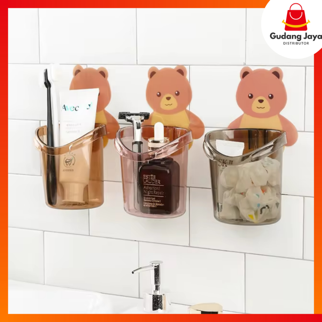 TEMPAT SIKAT GIGI BERUANG / WADAH SIKAT GIGI TEMPEL