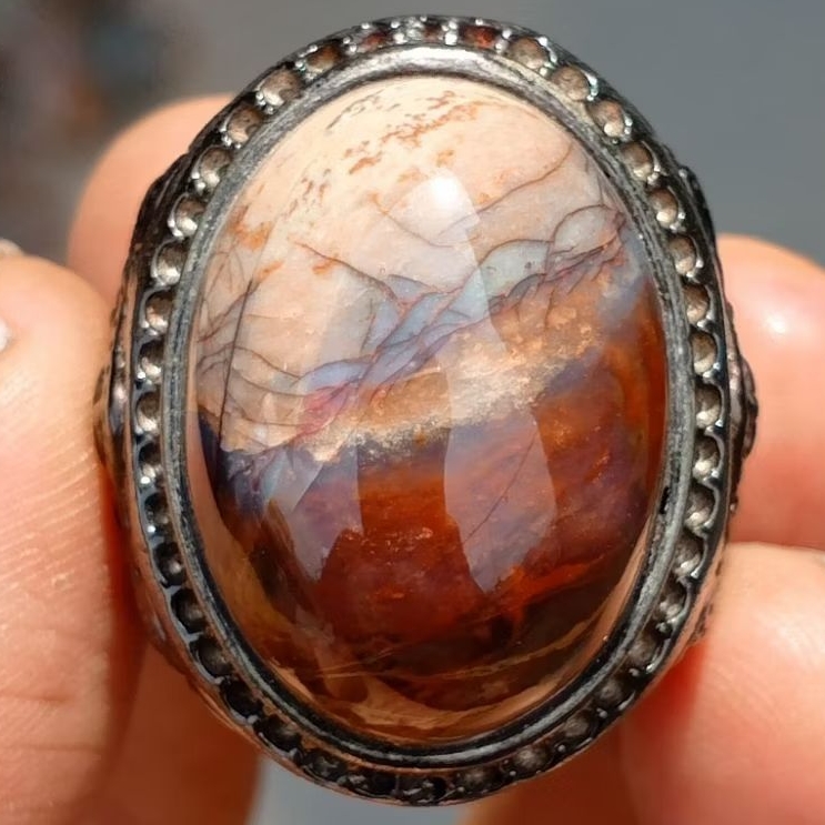 Batu Pancawarna Garut Marsih Urat Tembaga