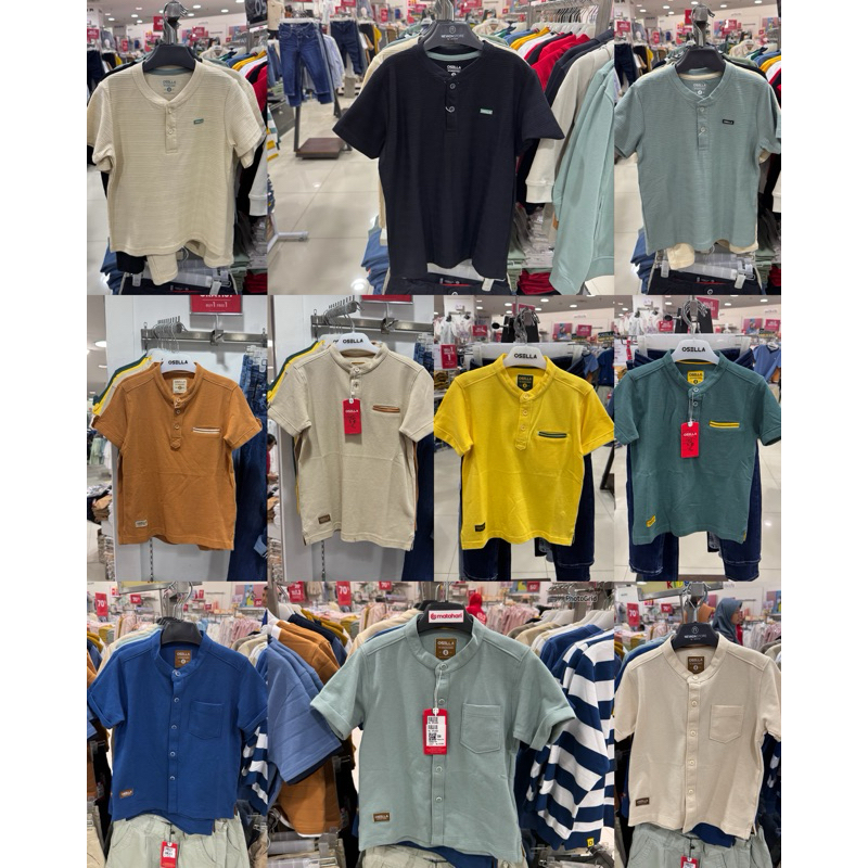 OSELLA KIDS - NEW Kaos Koko Anak Laki-Laki (4-14 Tahun)