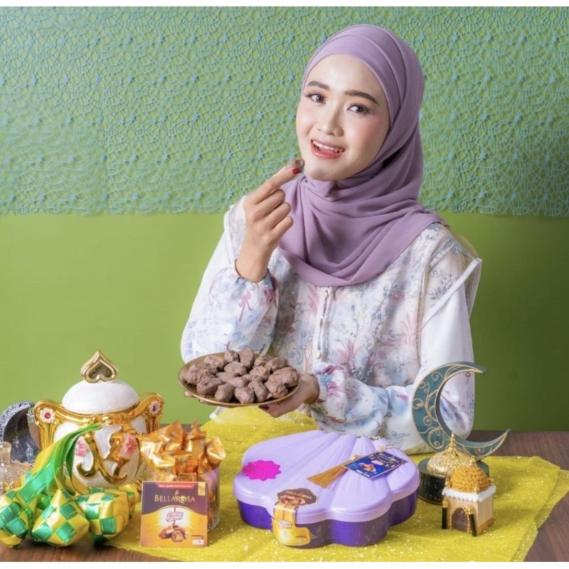 

Bellarosa COKLAT KURMA / kemasan kerang