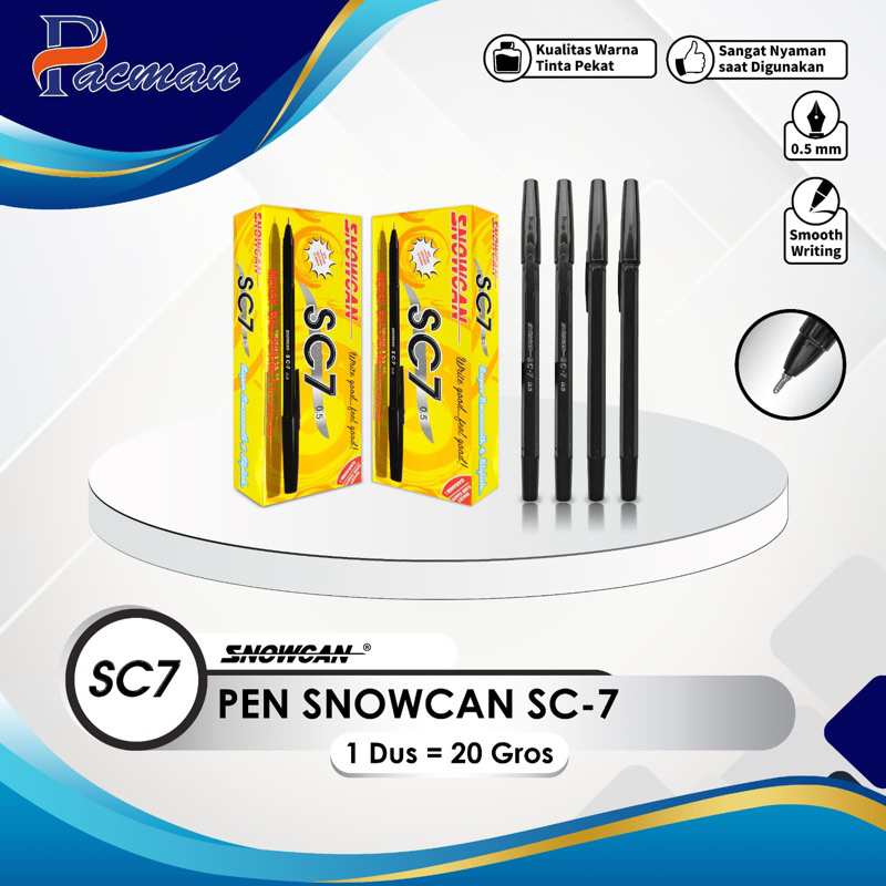 

PEN SNOWCAN SC7 / PERLUSIN ( BLACK)