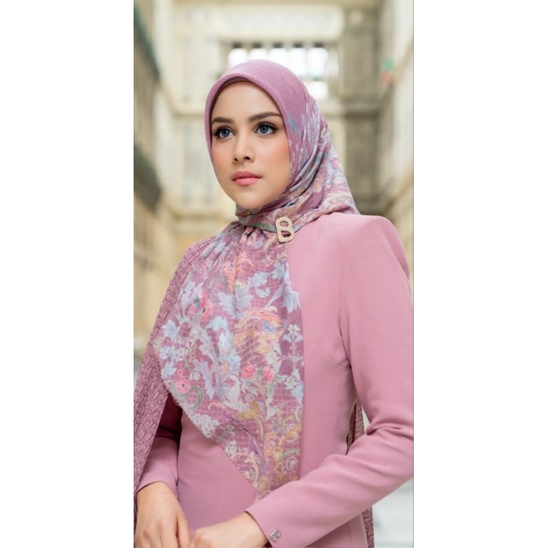NEW Buttonscarves Royal Grandeur - DUSROSE