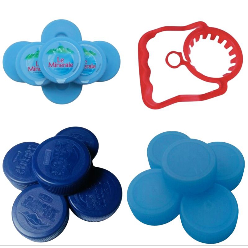 tutup botol galon bekas dan pegangan galon bekas