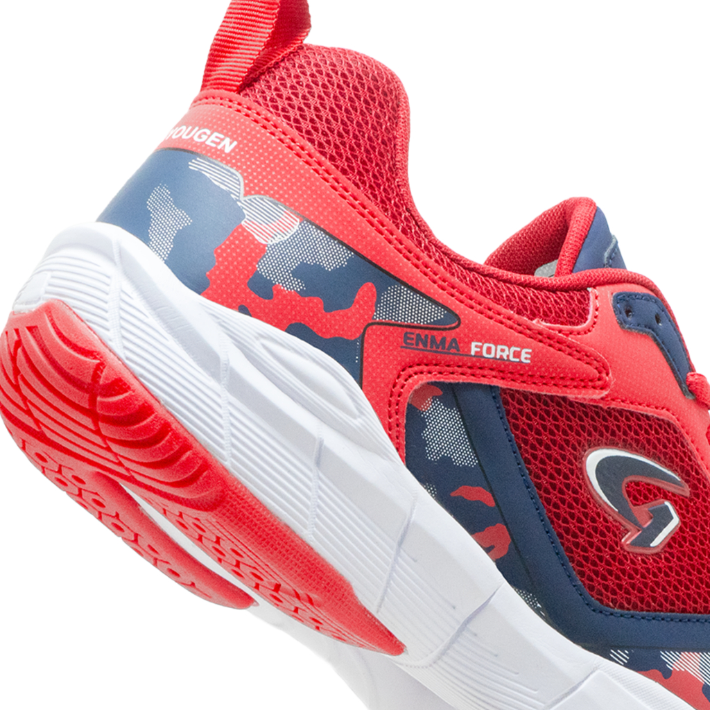 NEW HYOUGEN Enma Force Merah Navy Sepatu Badminton Size 39-44