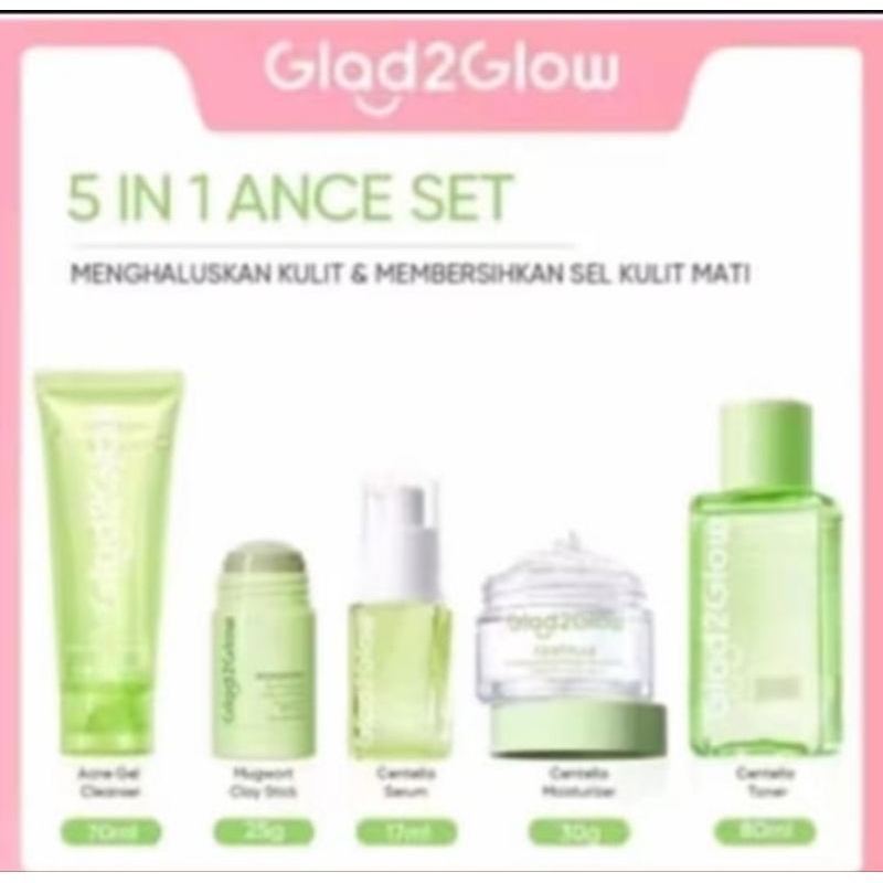 glad2glow paket anti acne G2G wajah