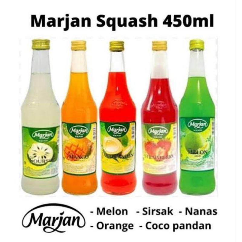 

Sirup Marjan sequash 450ml