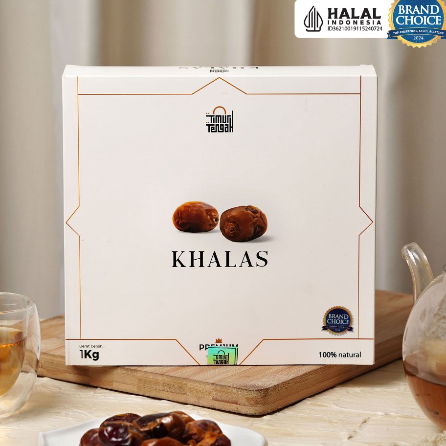 

Hot Sale Timur Tengah Kurma Khalas 1Kg Premium Original High Quality