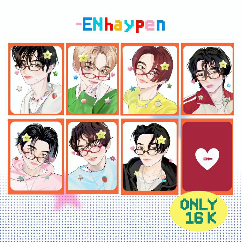 [ READY STOCK ] -ENhaypen Romance Untold : INCEPTION PC Ver. Glasses