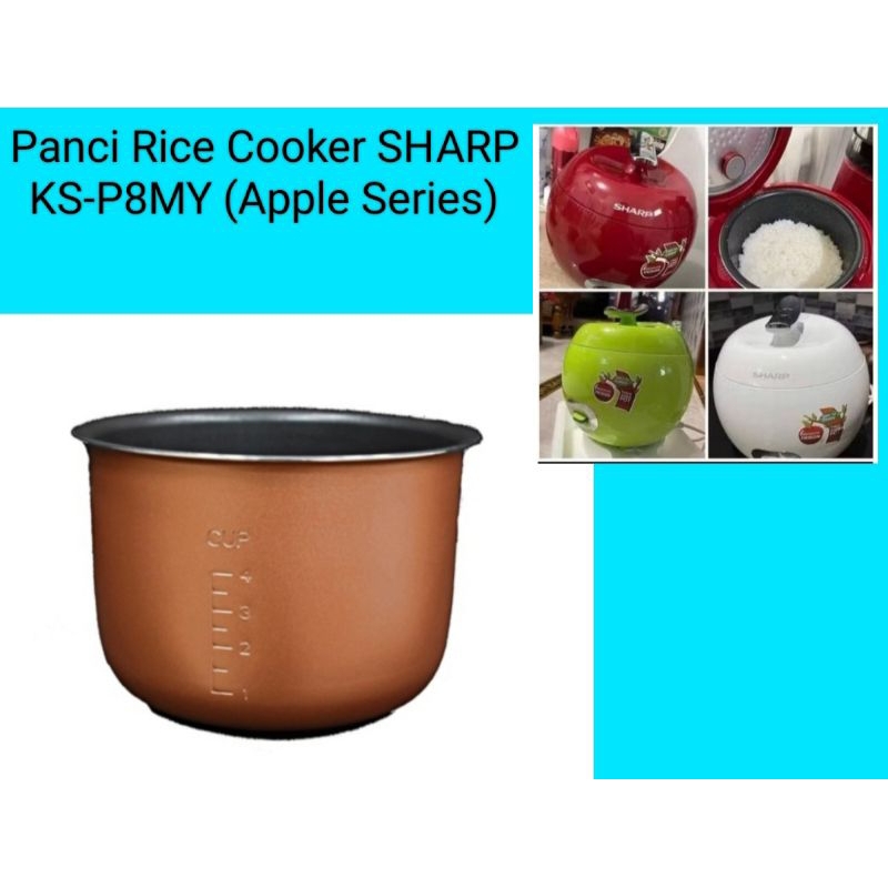 Panci Rice Cooker SHARP KS-P8MY (Apple Series)