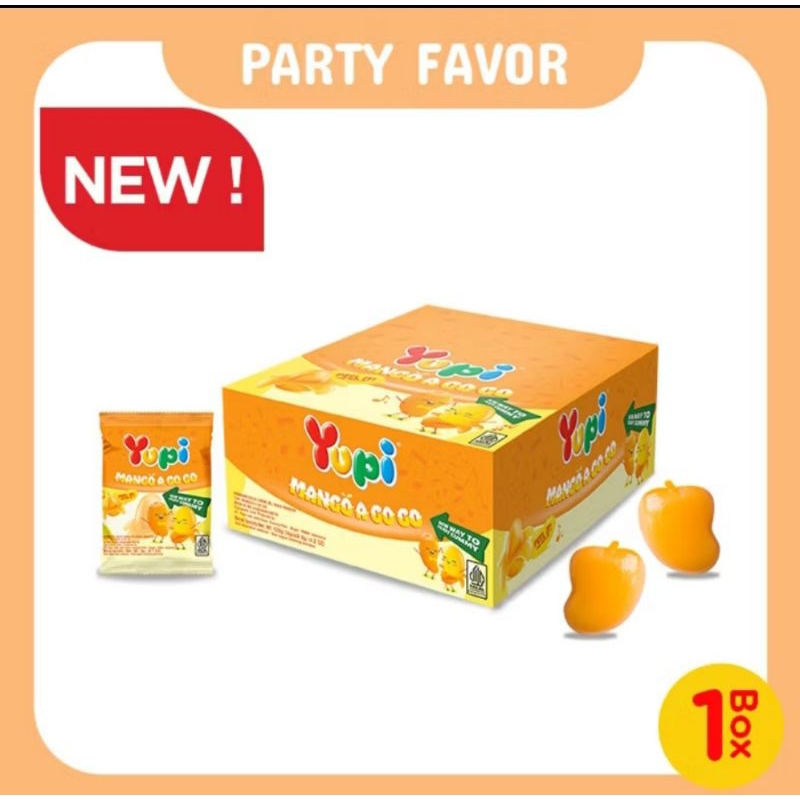 

Yupi Mango A Go Go Box isi 24 Pcs