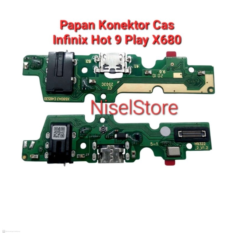 Papan Cas Flexible Konektor Cas Infinix Hot 9 Play X680/ Hot 10 Play X688 PCB+MiC+IC