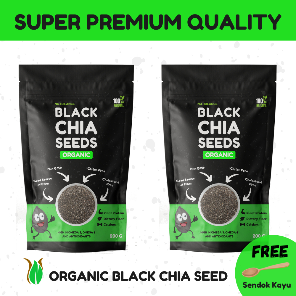 

MURAH 2 PACK Chia Seed Organik Mexico Premium Quality - Nutrilance