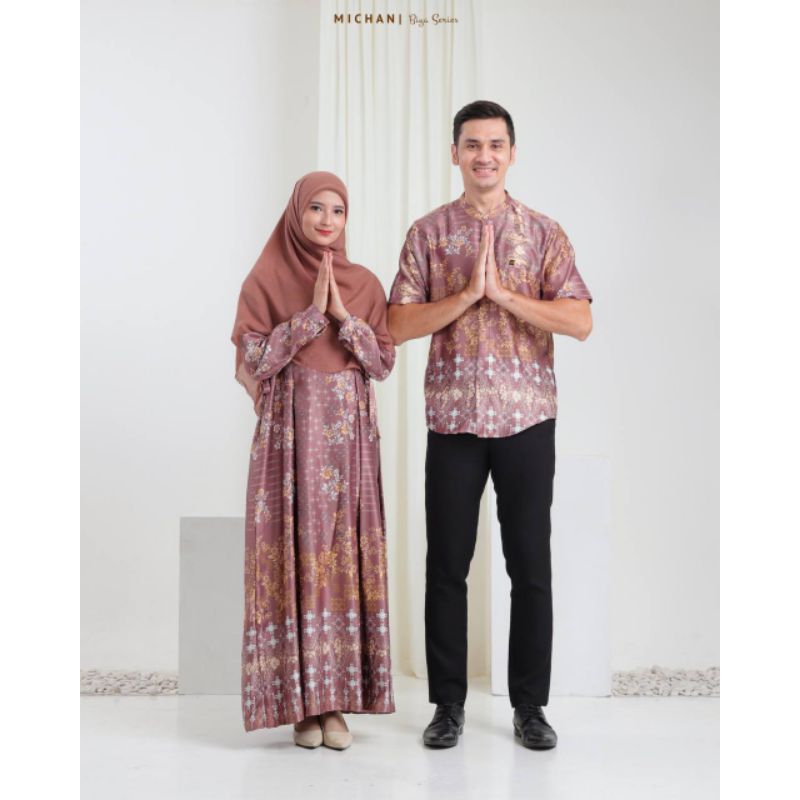 SARIMBIT COUPLE BIYA CHOCO MICHAN GAMIS KEMKO PRINTING EXCLUSIVE ADEM