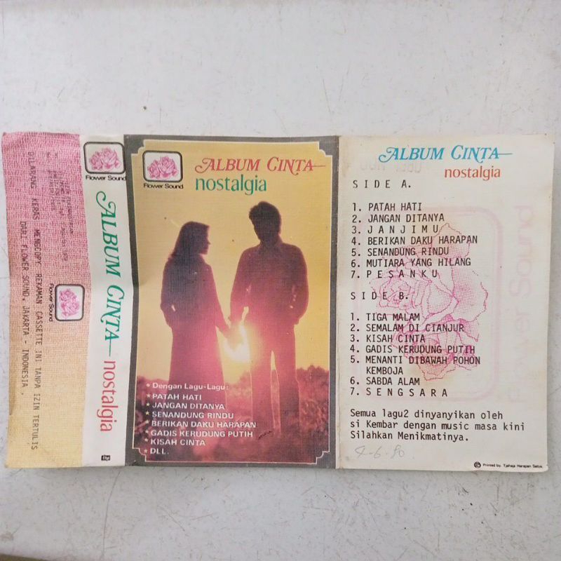 Kaset Pita Album Cinta Nostalgia