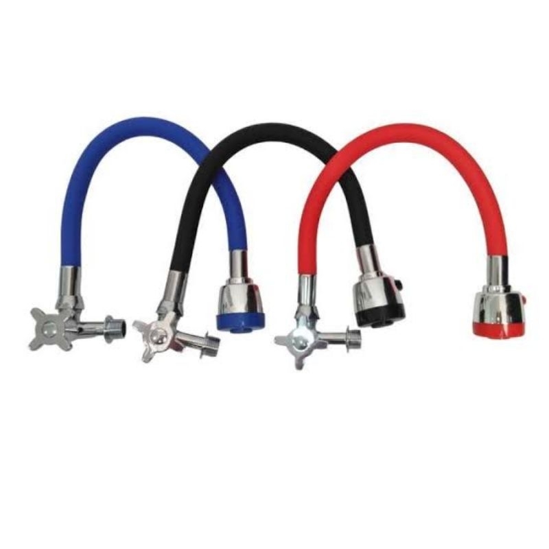 Kran angsa fleksibel warna Isco lapis karet 1/2" inch per 1 set