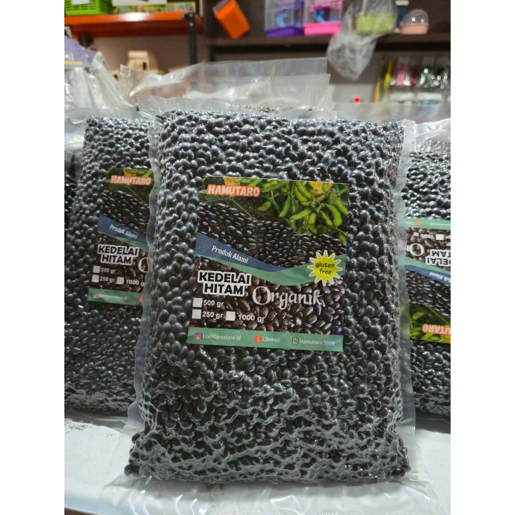 

Kacang Kedelai Hitam Organik Malika Premium Pilihan